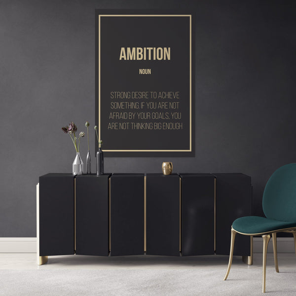 Ambition - Definition entrepreneur in the office				