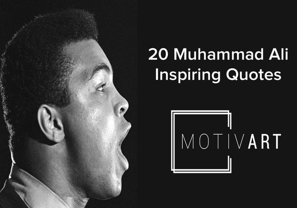 Muhammad Ali Inspirational Quotes, Motivational Quotes on motiv-art.com