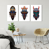 African Trio Masks