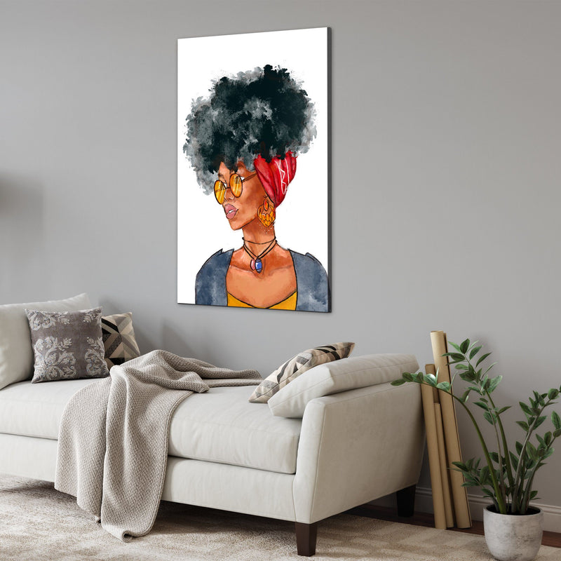 Watercolor Black Woman