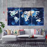World Map Canvas street art