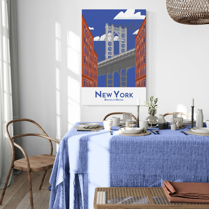 Brooklyn Bridge - New York Illustration
