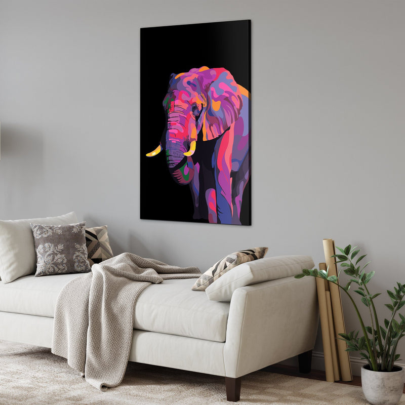 Elephant pop art