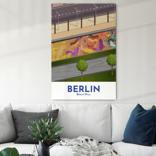 Berlin Wall - Berlin Illustration