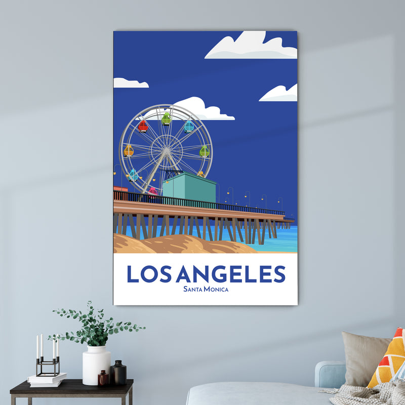 Santa Monica - Los Angeles Illustration
