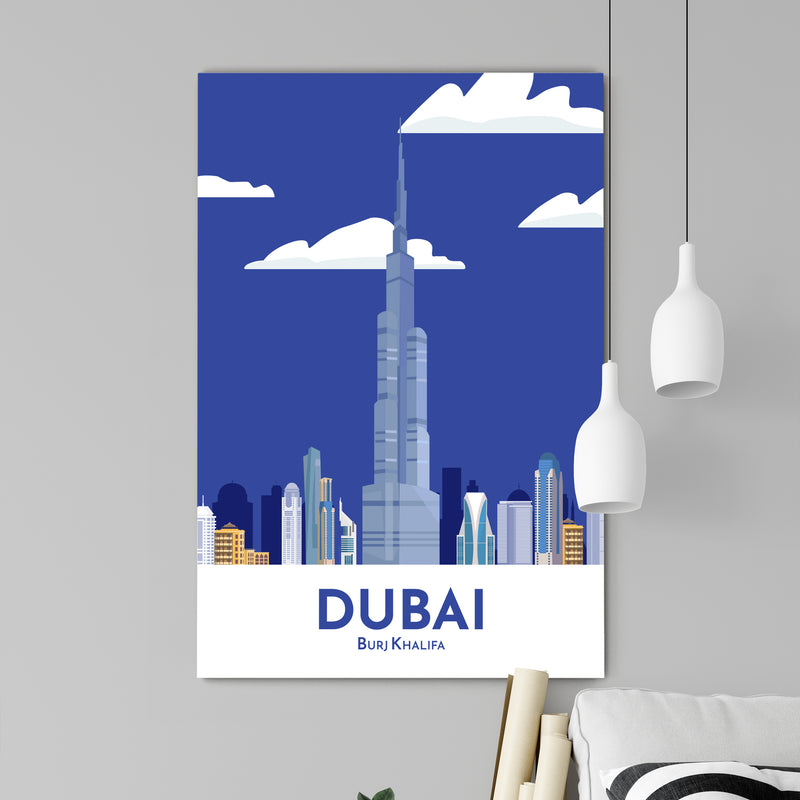 Burj Khalifa - Dubai Illustration