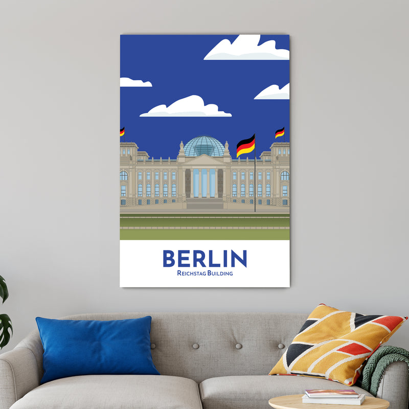 Reichstag Building - Berlin Illustration