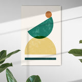 Green Midcentury Shapes