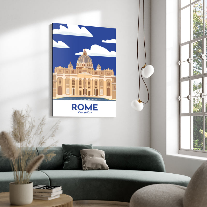 Vatican City - Rome Illustration