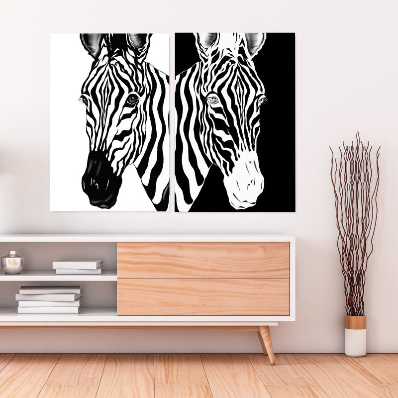 Black And White Zebra - (DUO)