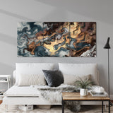 Gold and Bronze Multi Panel Wall Art