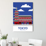Senso-ji Temple - Tokyo Illustration