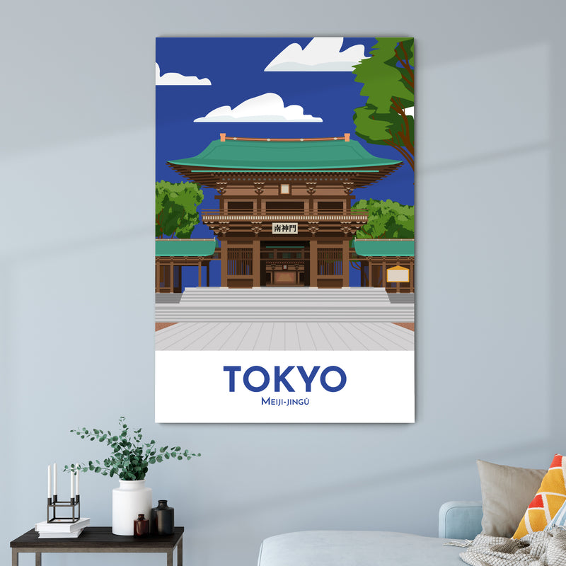 Meiji-jingū - Tokyo Illustration