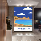 Malibu Beach - Los Angeles Illustration