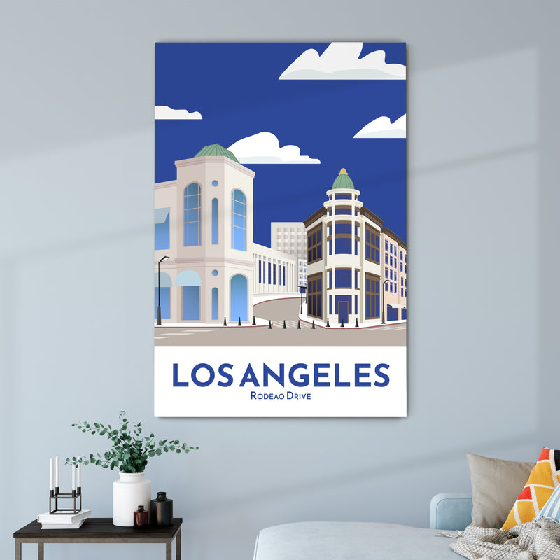 Rodeo Drive - Los Angeles Illustration