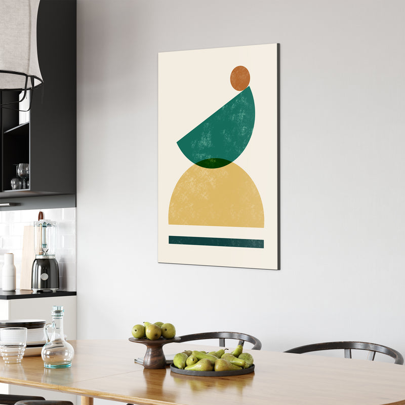 Green Midcentury Shapes