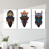 African Trio Masks