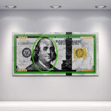 White Neon - Benjamin Franklin Art