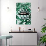 Jungle Lips - Ikonik lips - Lips Canvas Wall Art - lips framed print / Lips Decor / Lips on Poster / Wall Art for Home/ Pop Culture Art